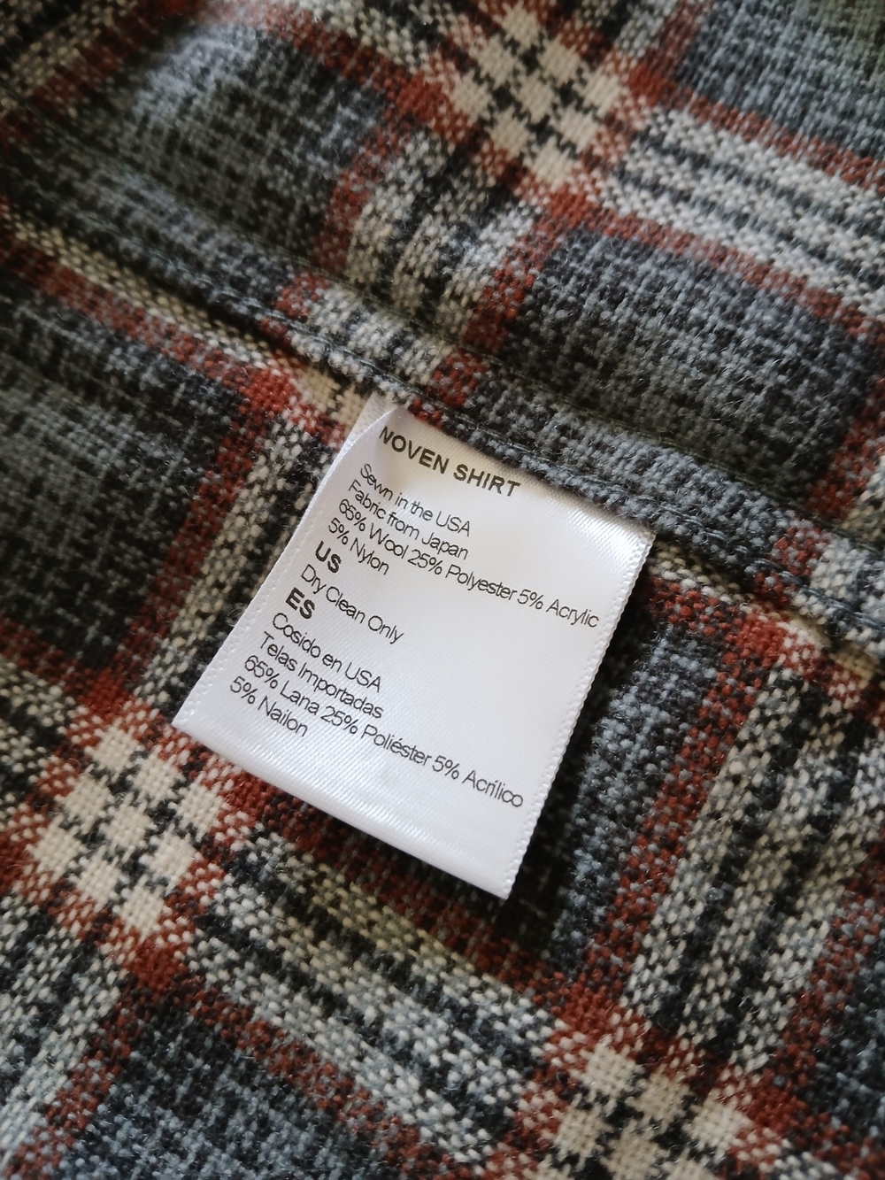 Freenote Cloth - Dayton LS Kodiak Gray Wool - Picture 8 of 10